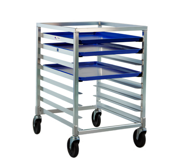 Product image #1 for New Age Mobile Undercounter Aluminum Bun Pan Rack, 8-Pan Capacity