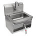 Thumbnail image #1 for John Boos Pro-Bowl Wall-Mounted Hand Sink with Single Knee Valve Faucet, 14 x 10 x 5-Inch Bowl