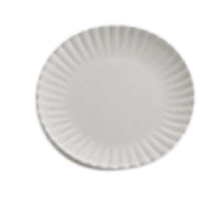 Product image #1 for American Metalcraft 10-7/8-Inch Round White Melamine Plate with Paper Plate Design