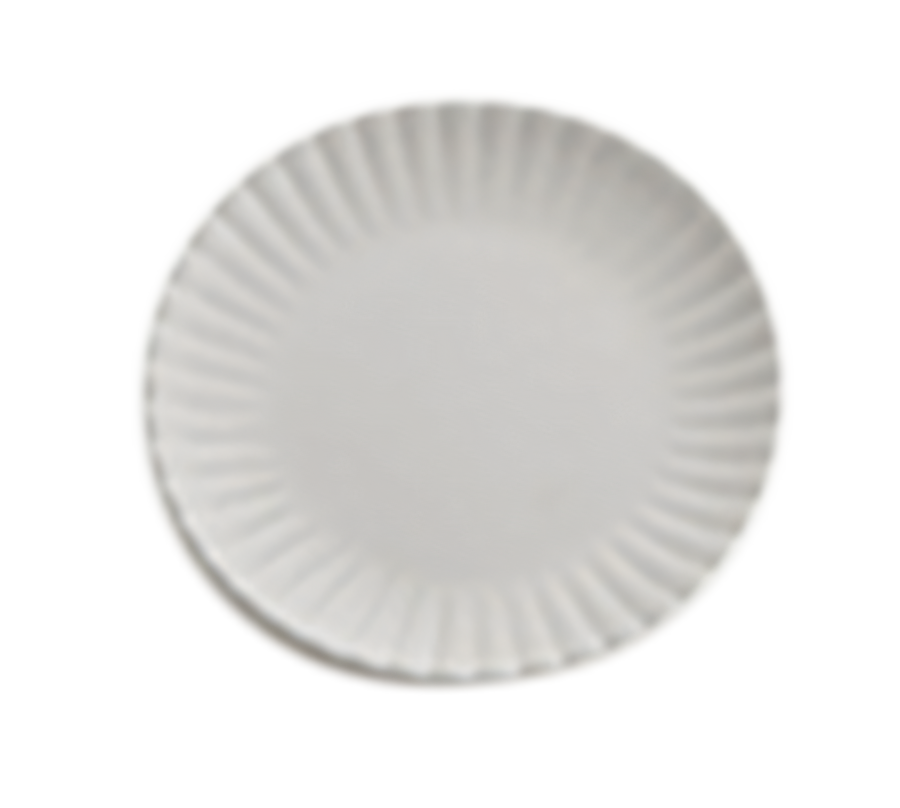 Product image #1 for American Metalcraft 10-7/8-Inch Round White Melamine Plate with Paper Plate Design