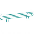 Thumbnail image #1 for Klinger's Trading SLEDGE48-GREEN Wire Shelf Ledge, 48"W x 5-1/2"H, Green Epoxy