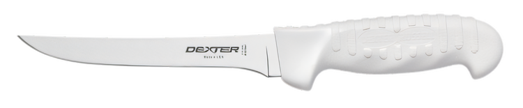 Product image #2 for Dexter Russell Sani-Safe 6-Inch Stiff Stamped Boning Knife with White Polypropylene Handle