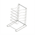 Thumbnail image #1 for Proluxe 5-Pan Chrome-Plated Steel Pizza Pan Rack, 16-Inch Capacity