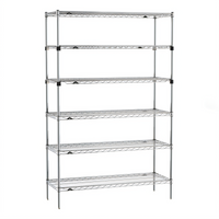 Metro Super Erecta 6-Tier Stationary Wire Shelving Starter Unit, 48