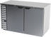 Thumbnail image #1 for Beverage Air Two-Section Solid Door Back Bar Refrigerator, 58-Inch Wide, Self-Contained R290