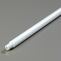 Sparta 36-Inch Threaded Plastic Broom and Mop Handle with Reinforced Tip, White