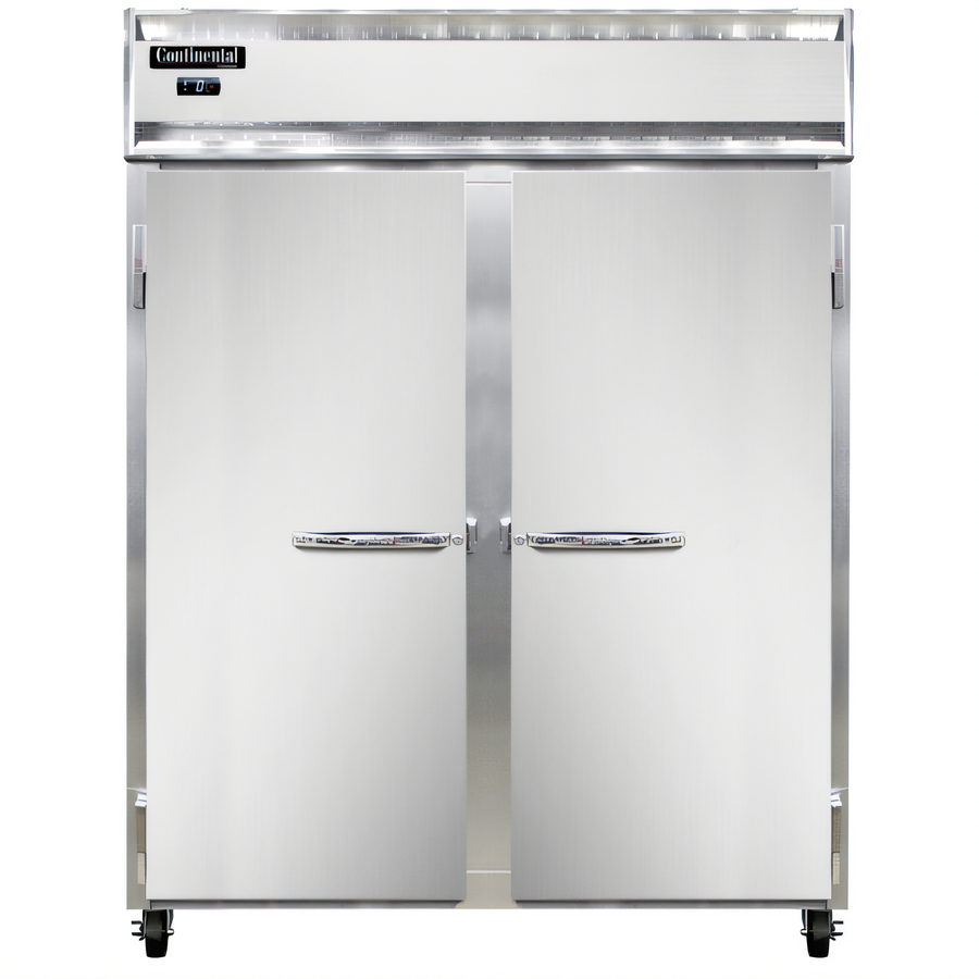 Product image #1 for Continental Refrigerator 2FEN Extra-Wide Two-Section Reach-In Freezer with Solid Doors