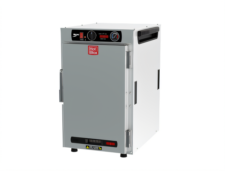 Product image #1 for Metro HotBlox™ Narrow 8-Pan Insulated Holding Cabinet, Countertop/Stacking, Analog Controls, Solid Door, 120V
