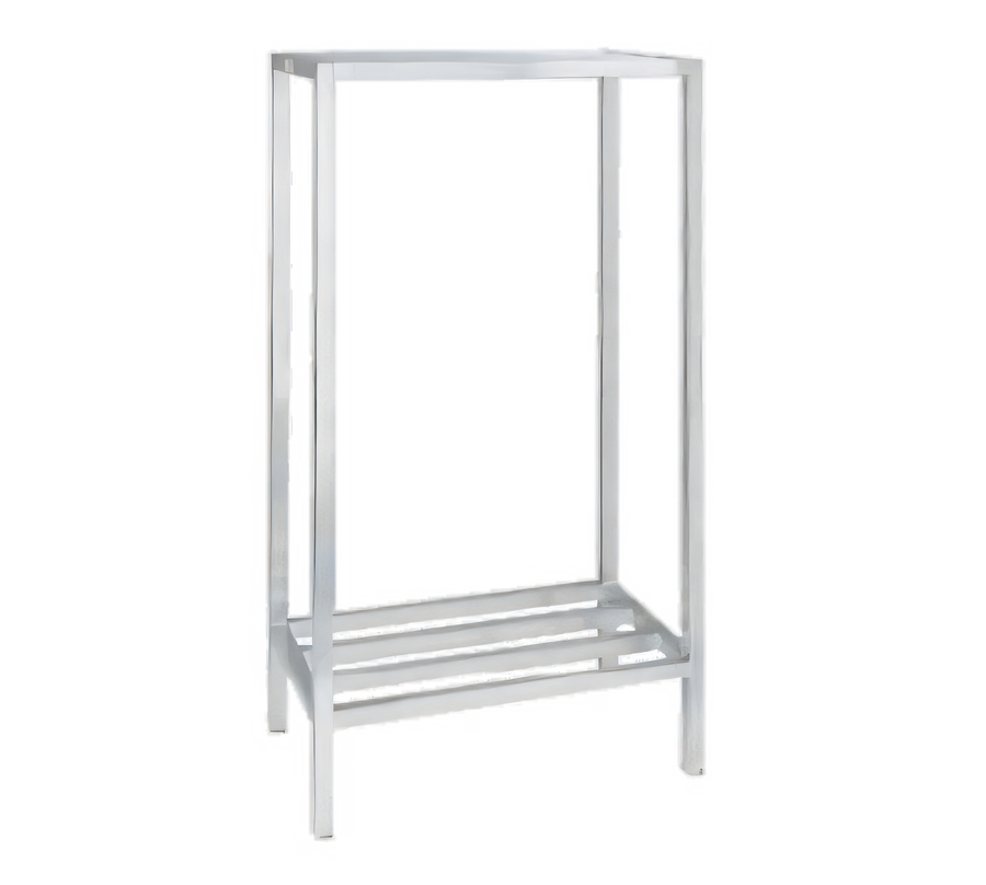Product image #1 for Lifetime Tough All-Welded 2-Shelf Tubular Dunnage Shelving, 60W x 20D x 64H, Aluminum