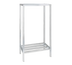 Thumbnail image #1 for Lifetime Tough All-Welded 2-Shelf Tubular Dunnage Shelving, 60W x 20D x 64H, Aluminum