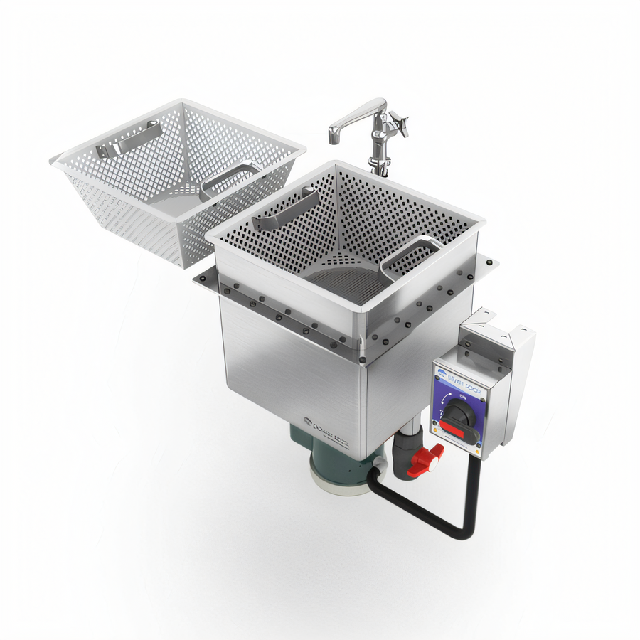 Product image #1 for Power Soak Silver Soak Weld-In Pre-Washing Sink with 11-Gallon Wash Tank, 208V, 3/4 HP