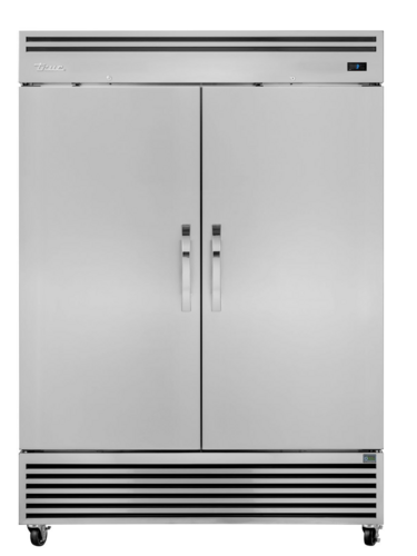 Product image #1 for True Two-Section Reach-In Freezer with Solid Swing Doors and Bottom-Mounted Self-Contained Refrigeration