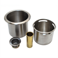 Advance Tabco A-7 Drop-In Stainless Steel Dipper Well with Removable Inner Shell