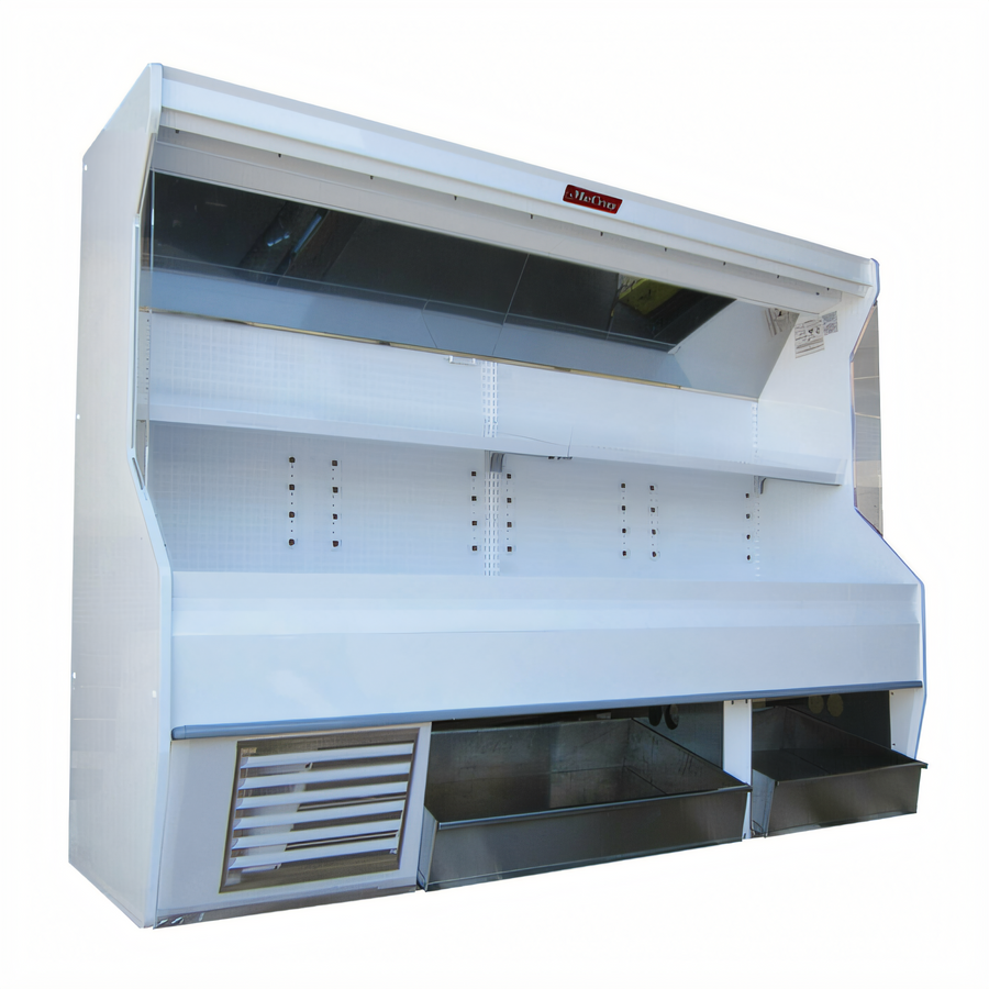 Product image #1 for Howard-McCray 32E Series 74-Inch Open Front Produce Merchandiser with Storage Bins and Lit Shelving