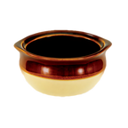 Thumbnail image #1 for Crestware CM4OSC 10 oz Ceramic Onion Soup Crock, Handleless, Oven & Microwave Safe Case of 3