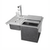 Thumbnail image #1 for Glastender 24-Inch Drop-In Ice & Water Unit, 33 lb Capacity, Less Faucet
