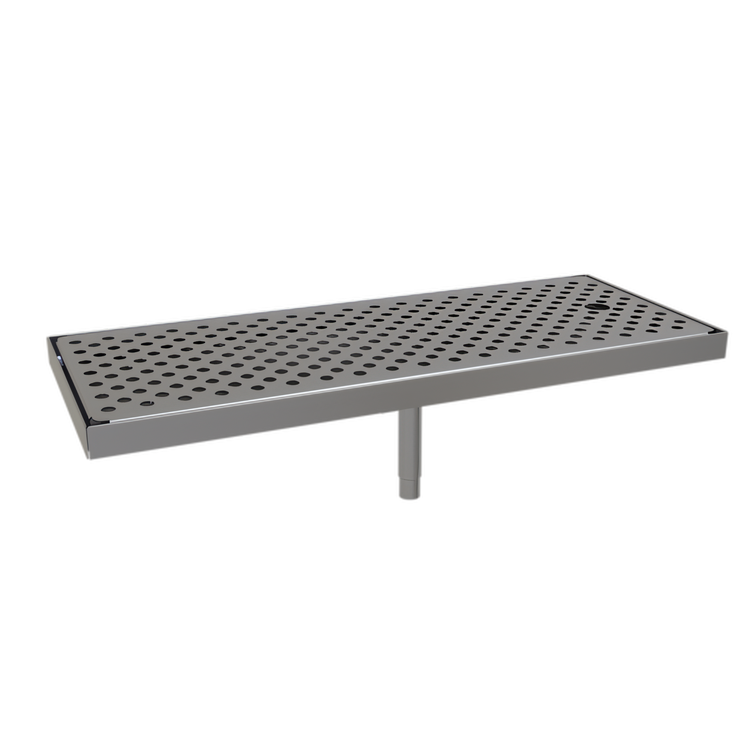 Product image #1 for Glastender Surface Mount Stainless Steel Drain Pan, 20 x 8 Inches