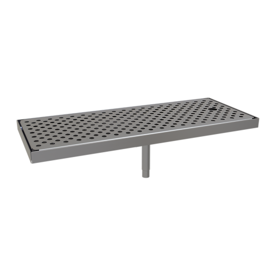 Product image #1 for Glastender Surface Mount Stainless Steel Drain Pan, 20 x 8 Inches