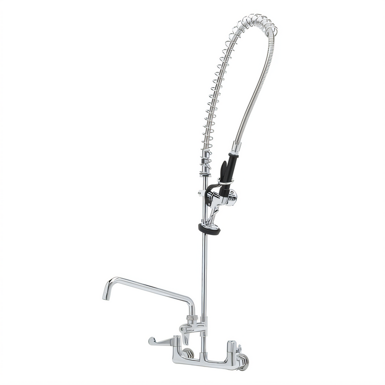 Product image #1 for equip 8-Inch Wall-Mount Pre-Rinse Unit with 12-1/8-Inch Add-On Faucet