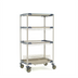 Thumbnail image #1 for MetroMax i 4-Tier Mobile Bulk Drying Rack Unit with Drip Tray, 36 Inch Wide x 24 Inch Deep x 68 Inch High