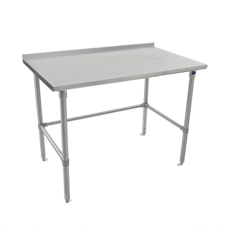 Product image #1 for John Boos Stallion 36"W x 24"D Stainless Steel Top Work Table with 1-1/2" Rear Up-Turn