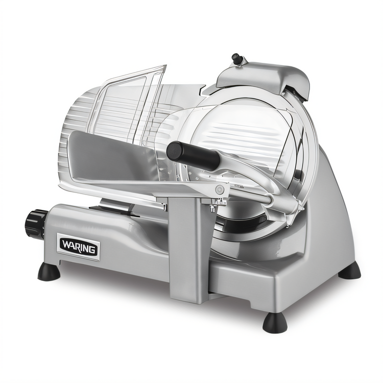 Product image #1 for Waring Commercial 8.5-Inch Medium-Duty Electric Food Slicer, 3/4 HP, Belt-Driven, Manual Feed