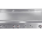Thumbnail image #1 for Connerton CG-60-T Countertop Gas Griddle, 60-Inch Smooth Steel Plate, 1-Inch Thick, 5 Thermostatic Controls