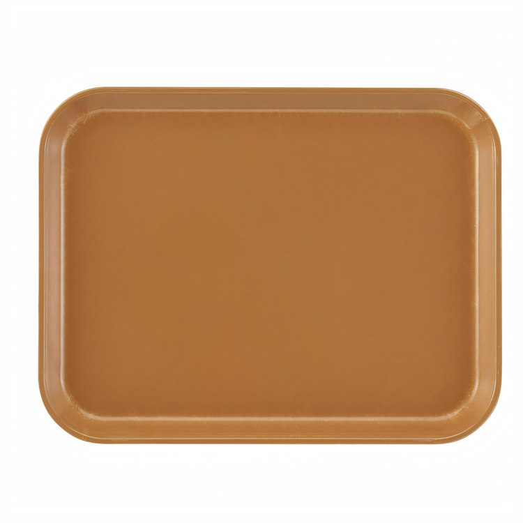 Product image #2 for Cambro Camtray Rectangular Fiberglass Cafeteria Tray, 15 x 20-1/4 Inches, Earthen Gold