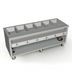 Thumbnail image #1 for Thurmaduke TEHF-88PG Mobile 6-Pan Electric Hot Food Unit, 88 Inches Wide