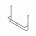 Thumbnail image #1 for John Boos Ceiling-Mounted Double-Bar Stainless Steel Pot Rack with 12 Double Hooks