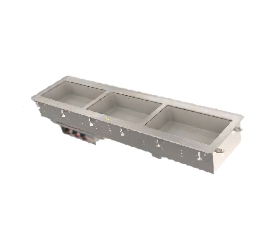 Product image #1 for Vollrath Short-Sided 4-Pan Drop-In Hot Well with Infinite Controls and Manifold Drain