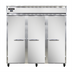 Thumbnail image #1 for Continental Refrigerator 3FNSA Three-Section Standard Depth Reach-In Freezer with Stainless Steel Exterior
