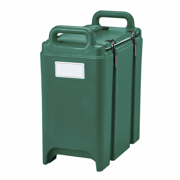 Product image #1 for Cambro Camtainer 3-3/8 Gallon Insulated Soup Carrier, No Spigot, Kentucky Green