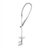 Thumbnail image #1 for EasyInstall Single-Hole Deck-Mount Pre-Rinse Unit with Vacuum Breaker, 24-Inch Riser, 44-Inch Hose, and 1.07 GPM Swivel Spray Valve