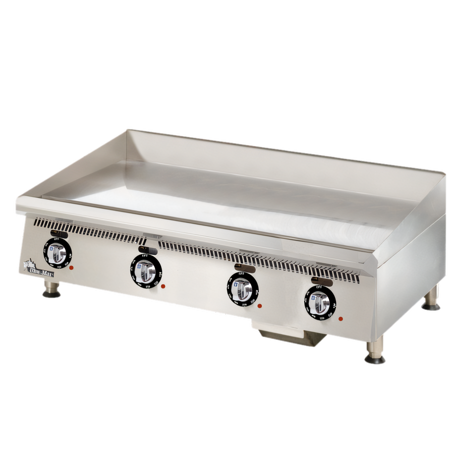Product image #1 for Ultra-Max 48-Inch Countertop Gas Griddle with Chrome-Plated T1 Steel Plate