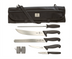 Thumbnail image #1 for Mercer Culinary BPX® BBQ Competition 7-Piece Knife Set with 7-Pocket Roll Bag