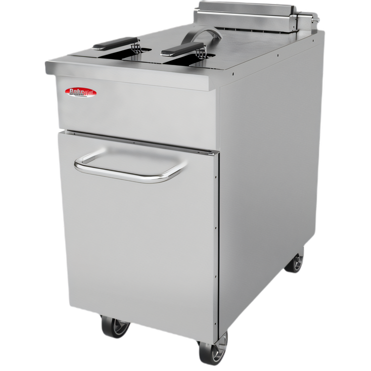 Product image #1 for BakeMax Electric Floor Fryer with 22 Liter Stainless Steel Fry Pot, 208V
