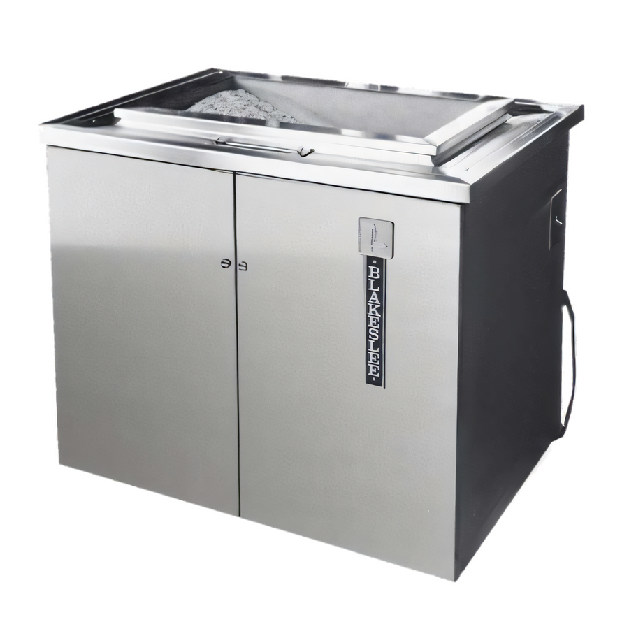 Product image #1 for Blakeslee BB-1224 Silver Saver Stationary Open-Top Stainless Steel Burnisher System