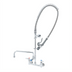 Thumbnail image #1 for T&S Brass EasyInstall 8-Inch Wall Mount Add-On Faucet Pre-Rinse Unit with 14-Inch Swing Nozzle