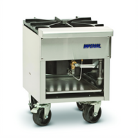 Imperial ISP-J-SP-2 18-Inch Gas Hi-Temp Stock Pot Range with 2 Jet Burners