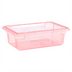 Thumbnail image #1 for StorPlus™ Color-Coded Red Polycarbonate Food Storage Box, 3.5 Gallon, 12 x 18 x 6 Inch