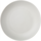 Thumbnail image #1 for CFS Brands Ridge 5310623 9-Inch Free-Form Salad Plate, Melamine, Cement, Matte Finish Case of 12