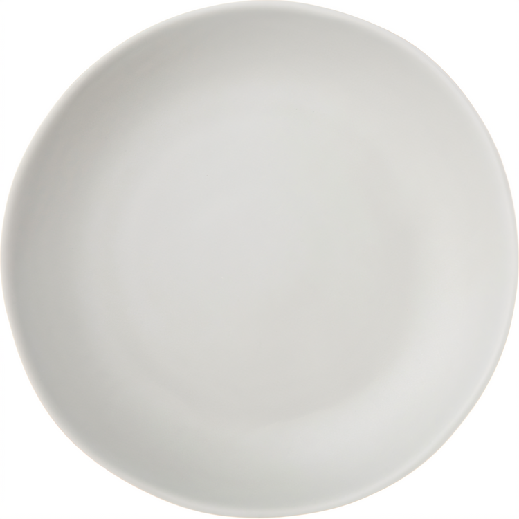 Product image #1 for Ridge 9-Inch Free Form Salad Plate, Melamine, Cement, Matte Finish