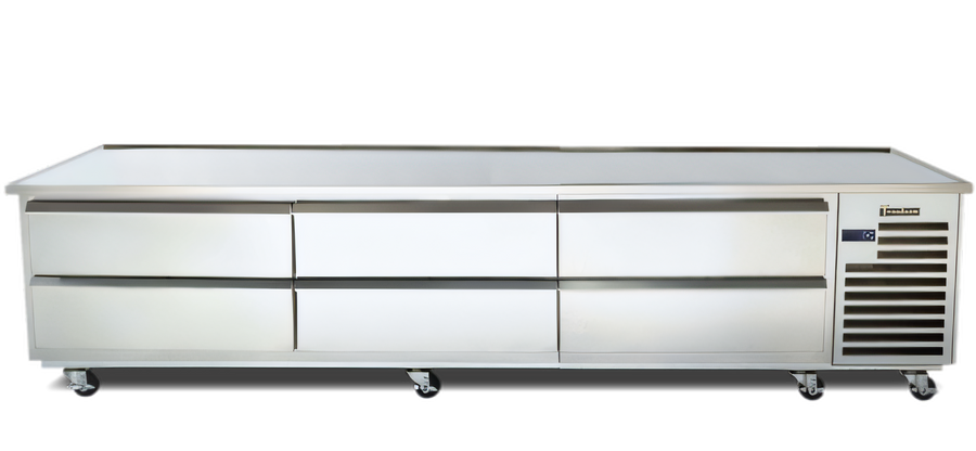 Product image #1 for Traulsen Spec-Line TE110HT 110-Inch Six-Drawer Refrigerated Equipment Stand