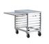 Thumbnail image #1 for New Age Stainless Steel Slicer Stand with Retractable Shelf, 28-3/8 W x 20 D x 30 H, 6-Pan Capacity