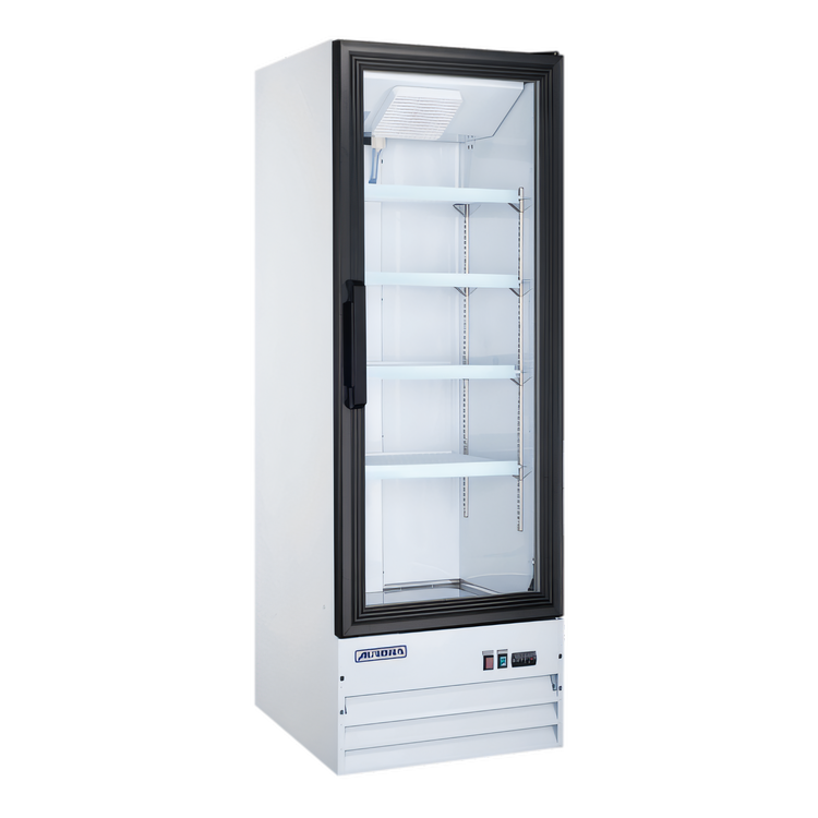 Product image #1 for Omcan USA 8.5 Cu. Ft. One-Section Reach-In Glass Door Merchandiser