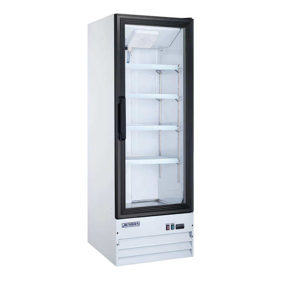Product image #1 for Omcan USA 8.5 Cu. Ft. One-Section Reach-In Glass Door Merchandiser