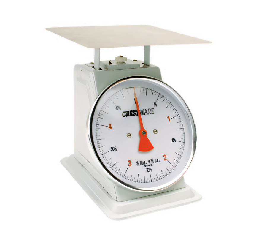Product image #1 for Crestware 5 lb. Portion Control Scale with 8-Inch Sloped Dial