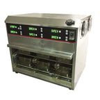 Thumbnail image #1 for Carter-Hoffmann (Middleby) VCNH212S-2T Vertical Countertop Food Holding Cabinet, Stainless Steel, Programmable Controls, 6 1/3-Size Pan Capacity