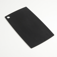 American Metalcraft Black Pressed Wood Rectangular Serving Board, 16 x 8 x 1/4 Inch